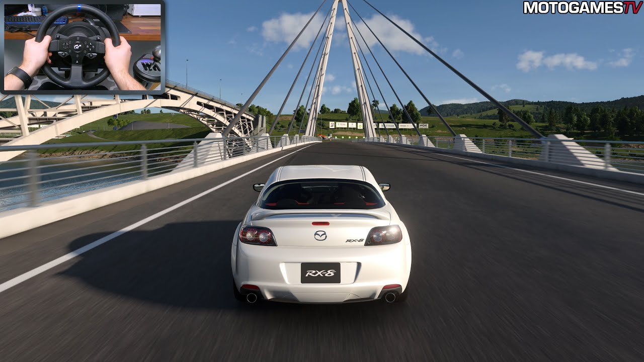 Gran Turismo 7 - 2012 Mazda RX-8 Spirit R | Thrustmaster T300RS Gameplay [PS5]
