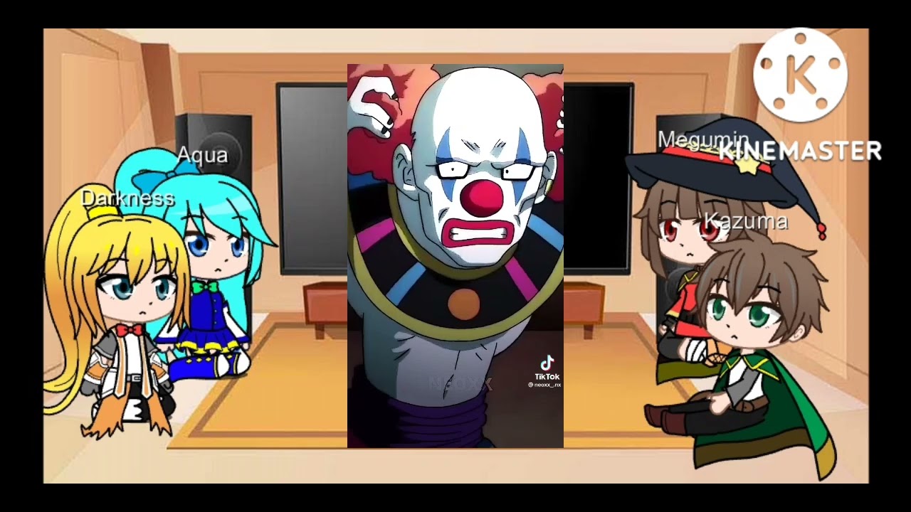 Konosuba Reaccióna a Goku Parte 2/3