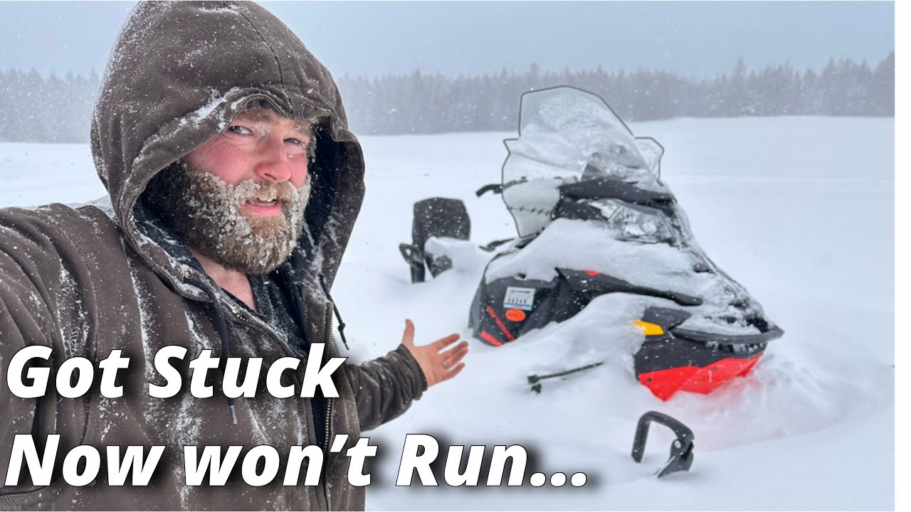 Engine died in the deep Snow…Ski-doo 900 ace