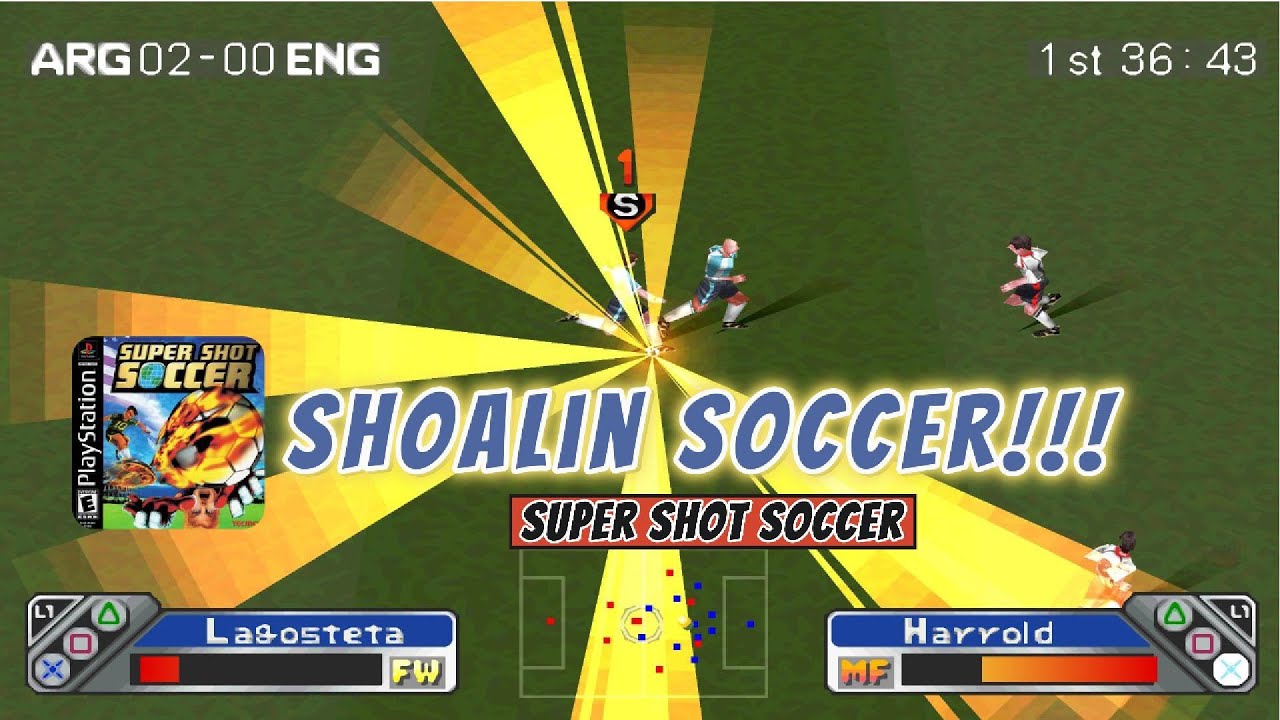 SUPER SHOT SOCCER | NOSTALGIA GAME PS1 | DuckStation PS1 Emulator