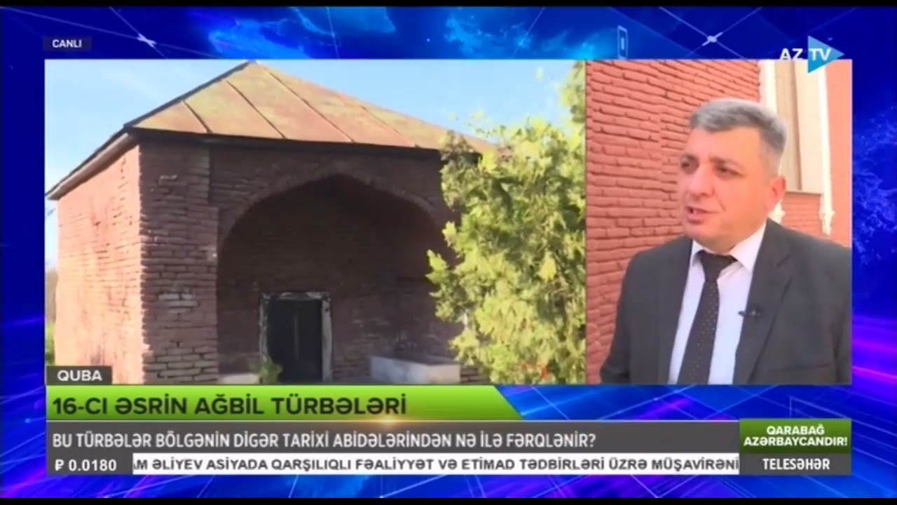 Qubada 16-cı əsrə aid Ağbil türbələri (18.04.2024)