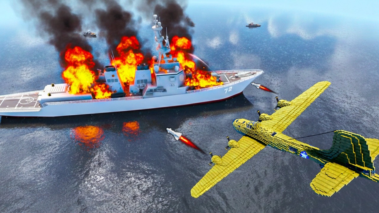 Arleigh Burke-class Destroyer Under Massive Air Attack 💥🚀 | Teardown