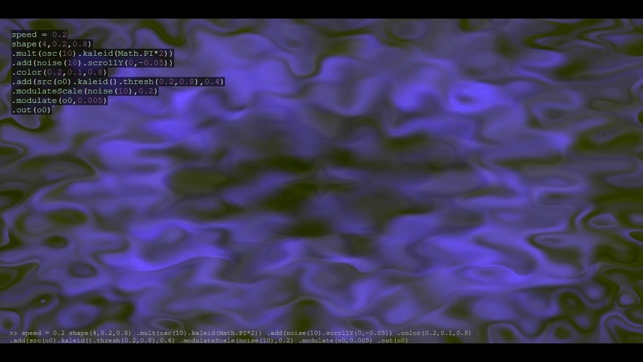 Live Coding Visuals with Hydra