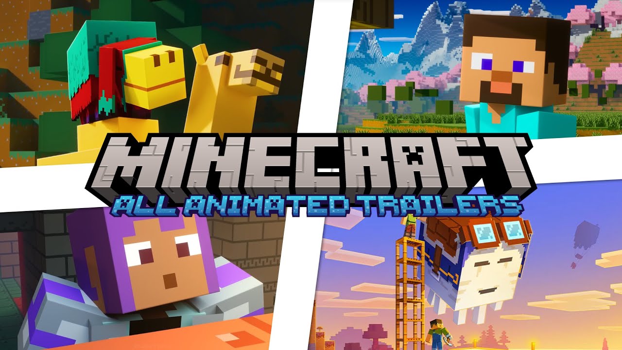 Evolution of Minecraft Animated Trailers 🌟 (2019-2025)