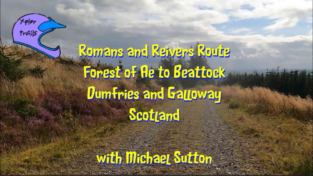 Bike ride along Romans and Reivers Route with Michael Sutton xplor trails