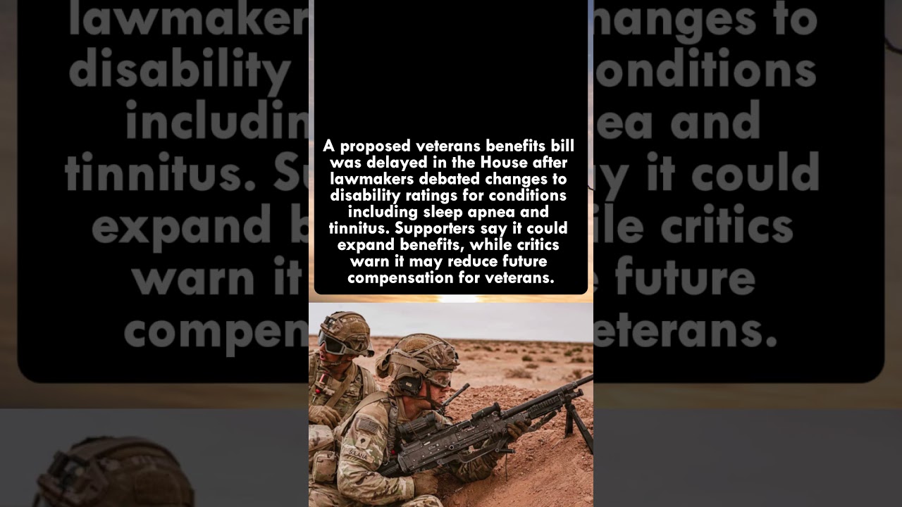 Veterans Benefits Bill Faces Debate Over Future Disability Support