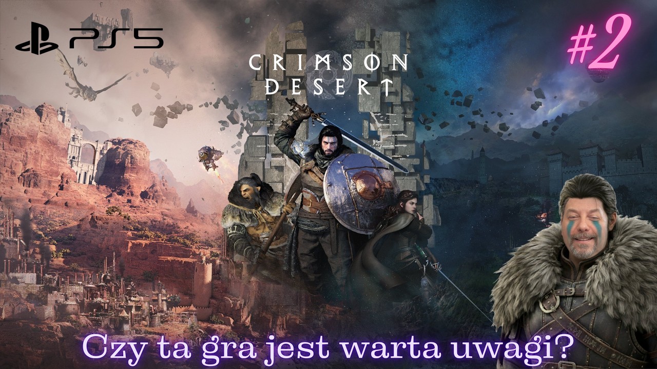 Dziś Live Crimson Desert PL - Poznajemy świat  Playstation 5 #crimsondesertgameplay