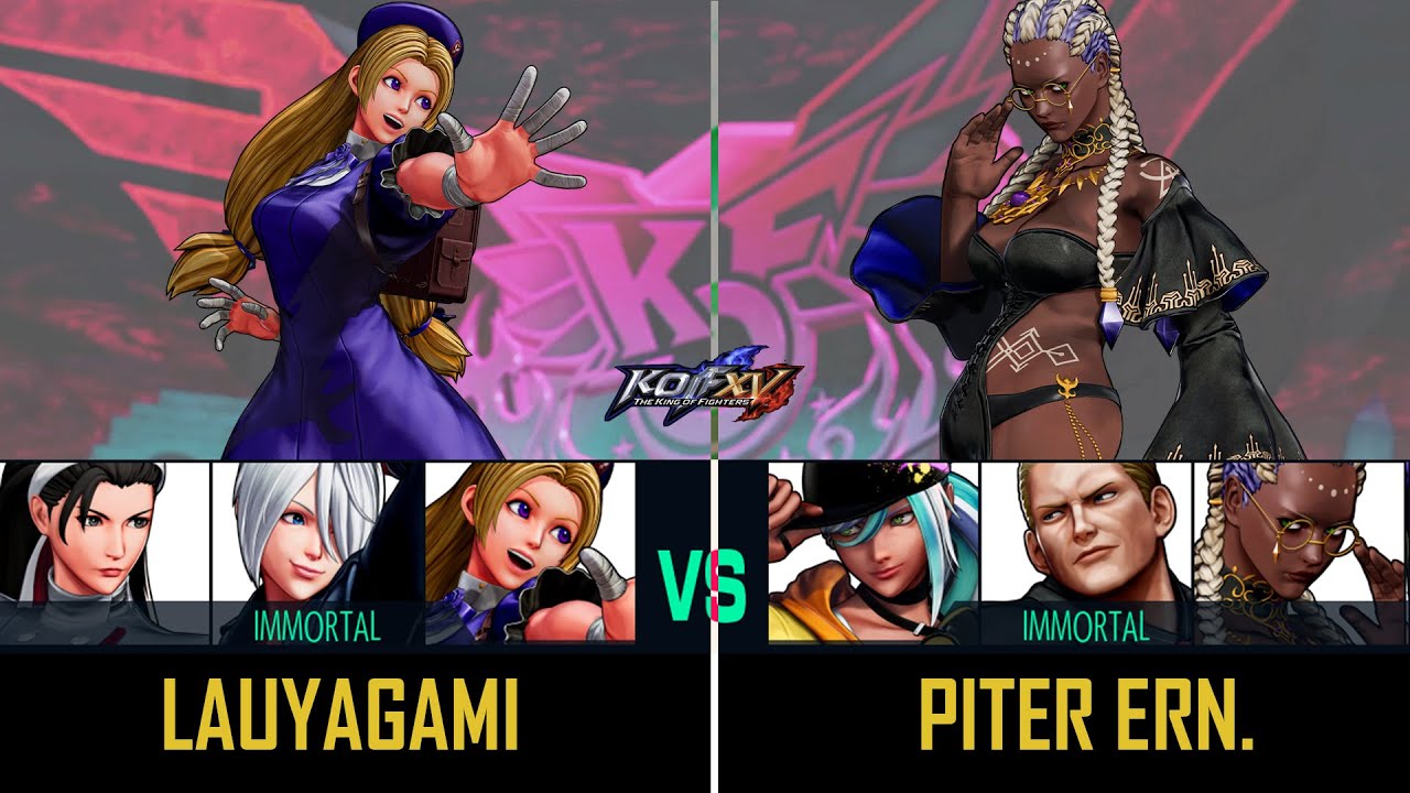 KOF XV ► Lauyagami (Hinako Angel Chizuru) vs  Piter Ern. (Isla Geese Dolores) - FT5-