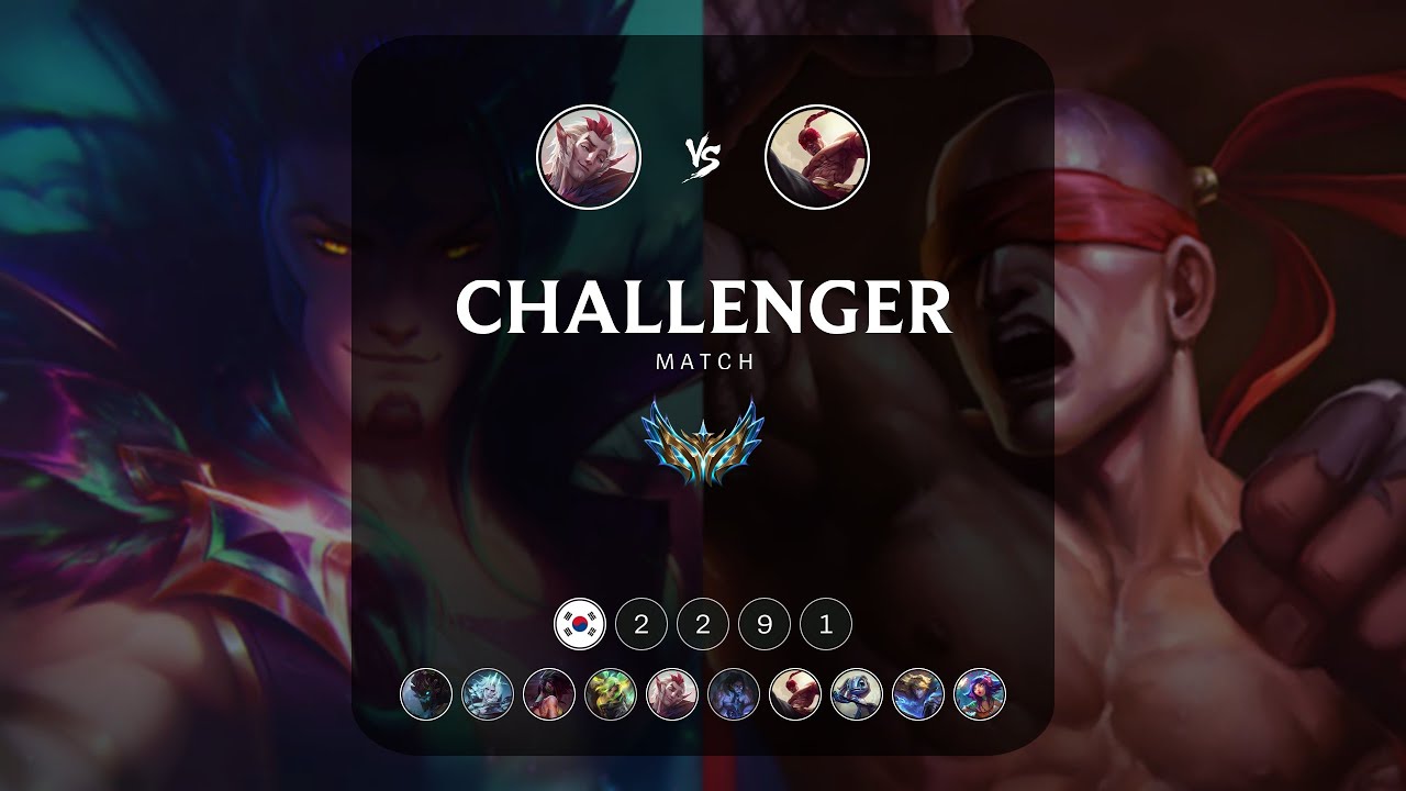 KR Challenger match 2291: Super Rakan vs Super Lee Sin