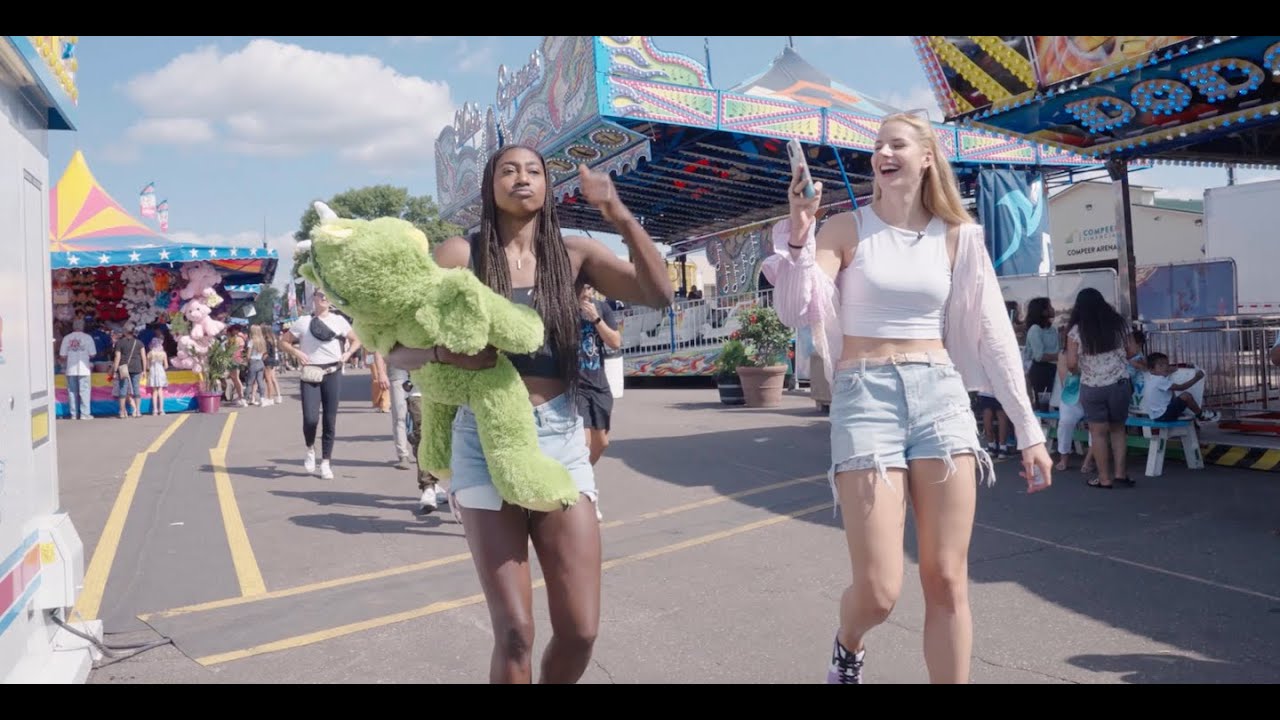 All-Access: Diamond Miller and Dorka Juhász At Minnesota State Fair | Games, Rides, and Food Tasting
