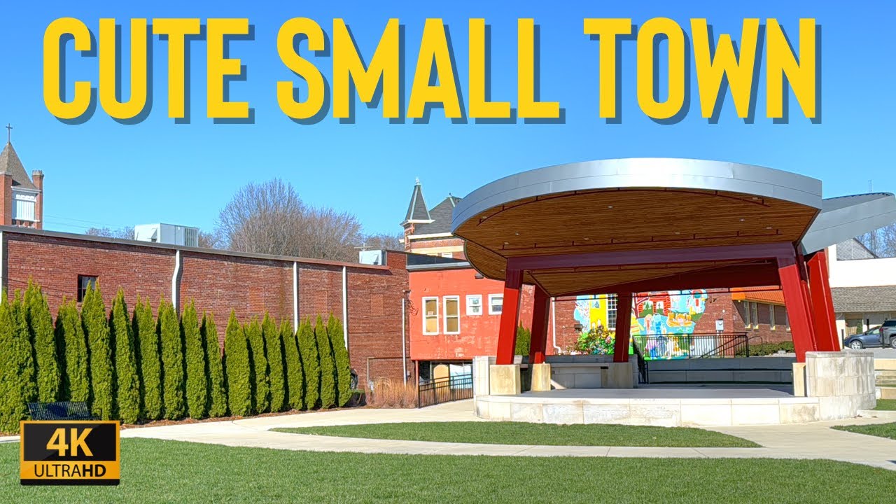 Quick Walk Through Huntingburg Indiana &ndash; Historic Downtown Streets and Small-Town Charm