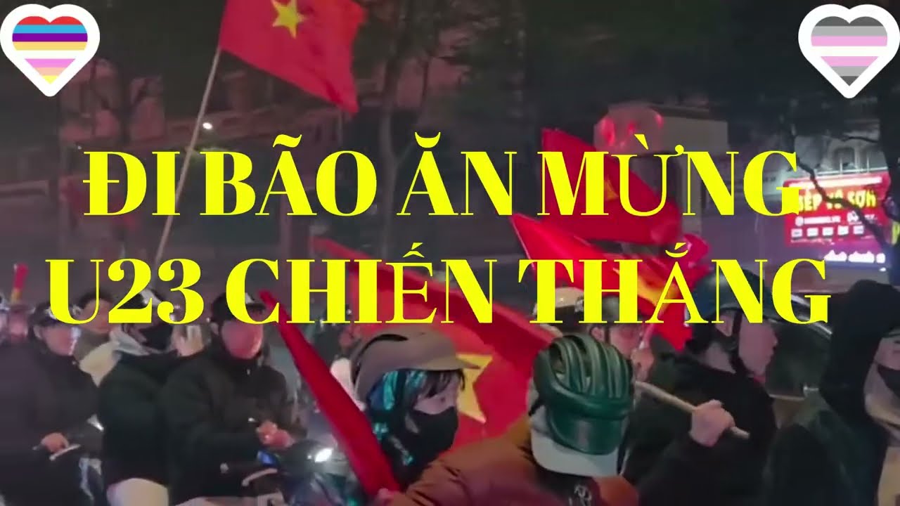 ĐI BÃO XUYÊN ĐÊM | U23 Việt Nam Chiến Thắng Hàn Quốc | Chiến Binh Áo Đỏ (Rock Cổ Vũ)