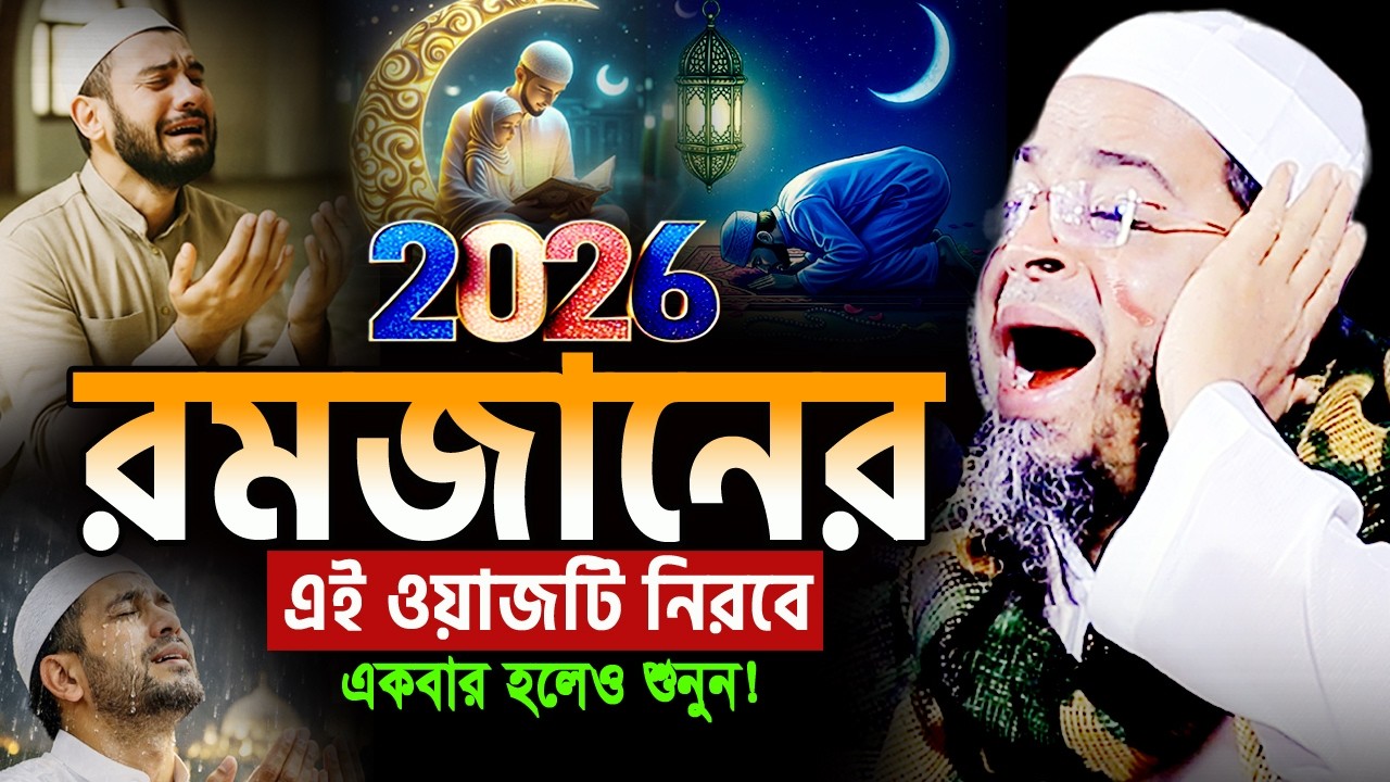 2026 জাদুমাখা কন্ঠে রমজানের শ্রেষ্ঠ কান্নার ওয়াজ😭নাসির উদ্দিন আনসারী ওয়াজ Ansari Ramadan Waz 2026