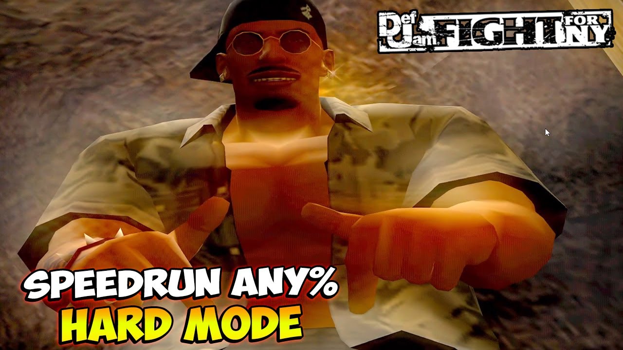 SPEEDRUN DEF JAM FIGHT FOR NY - ANY% HARD MODE