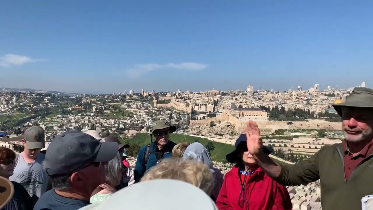 Holy Land 2019 - Dr. Jack Beck - Jerusalem - Mount of Olives - John 20