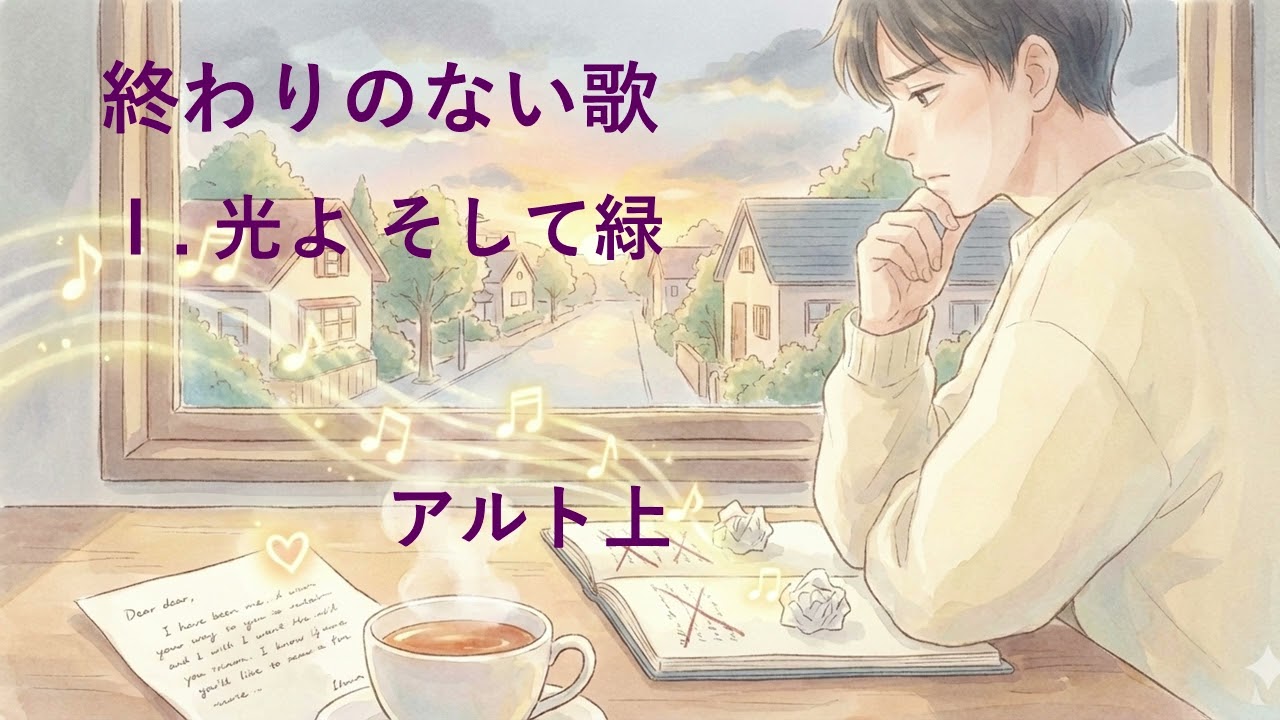 1  光よ そして緑 アルト上