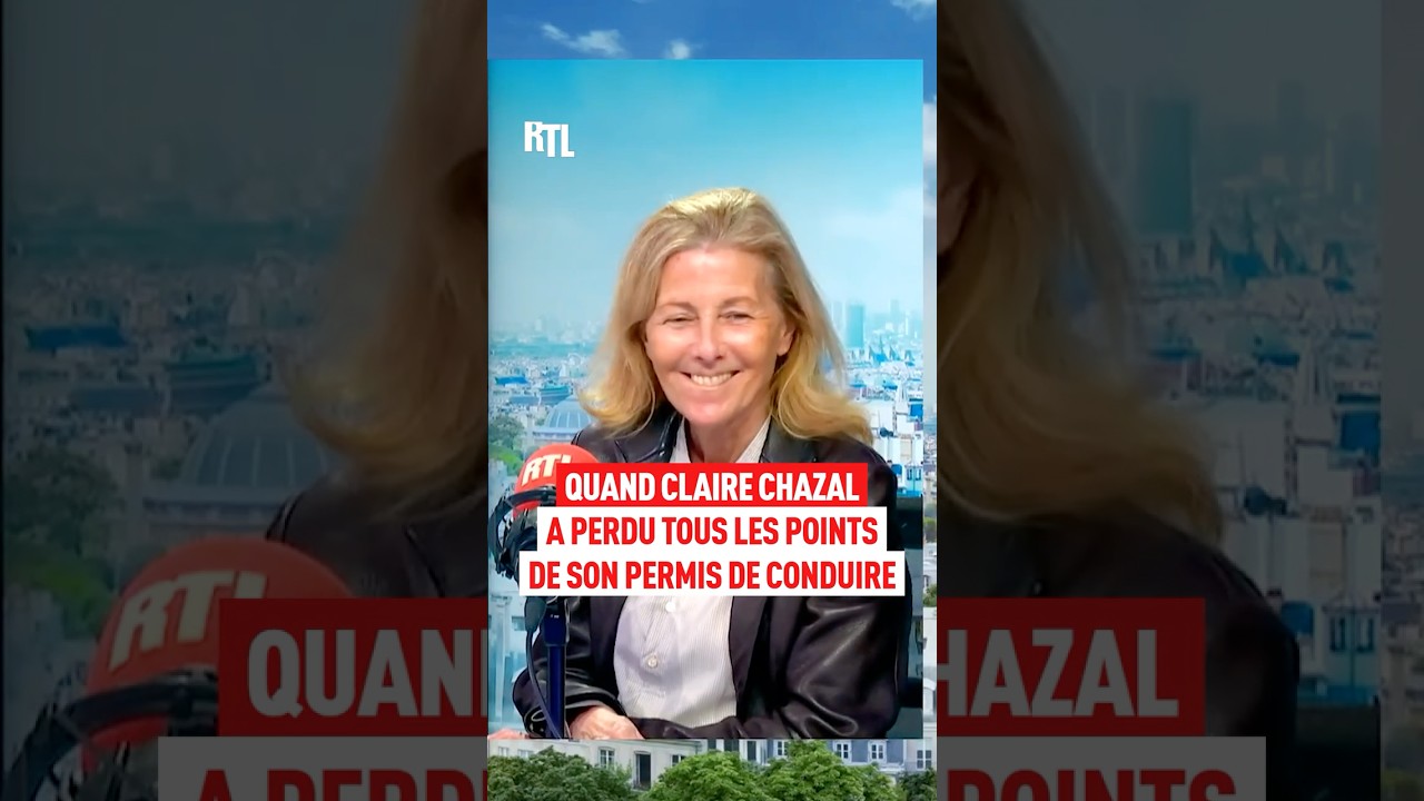 Quand Claire Chazal a perdu tous les points de son permis de conduire