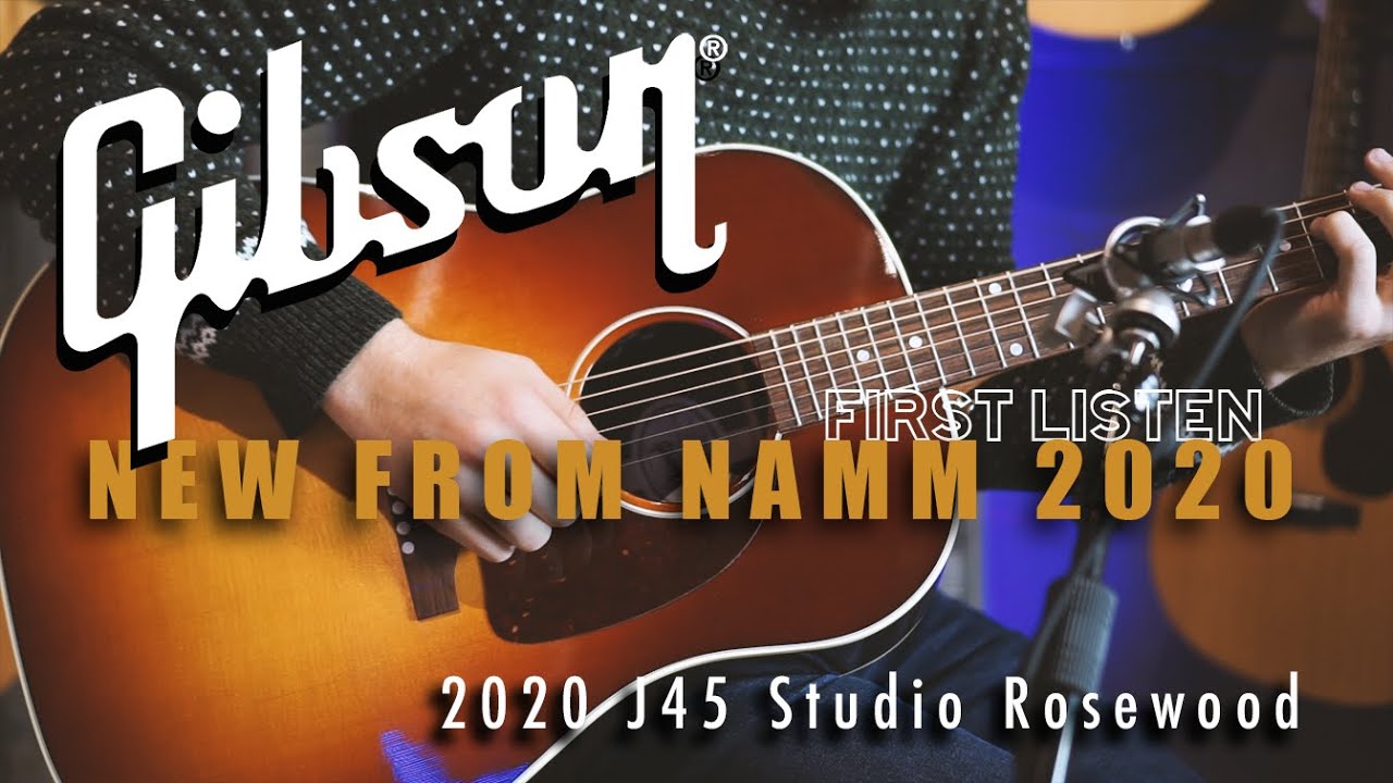 The New Gibson J-45 Studio Rosewood | Live Demo