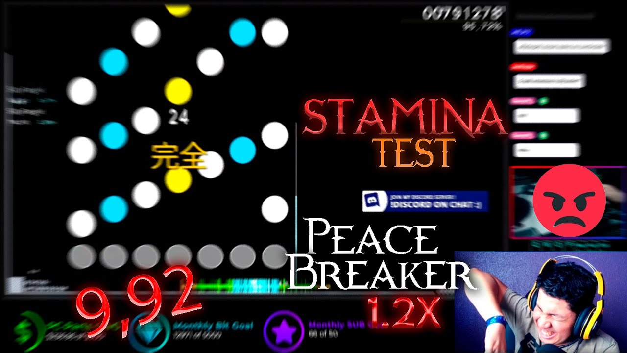 THIS IS  THE REAL STAMINA TEST !!! ⭐9.92 PEACE BREAKER 1.2X PASS + S RANK !