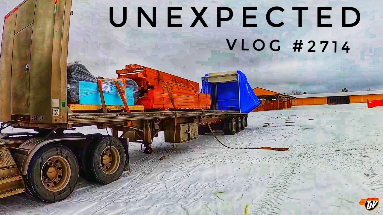 UNEXPECTED | My Trucking Life | Vlog #2714
