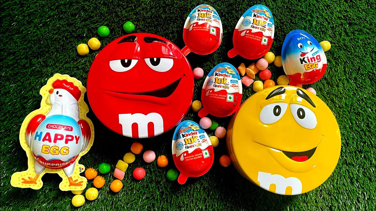 Satisfying video unboxing GIANT smarties and candy with yummy sweets cutting ASMR