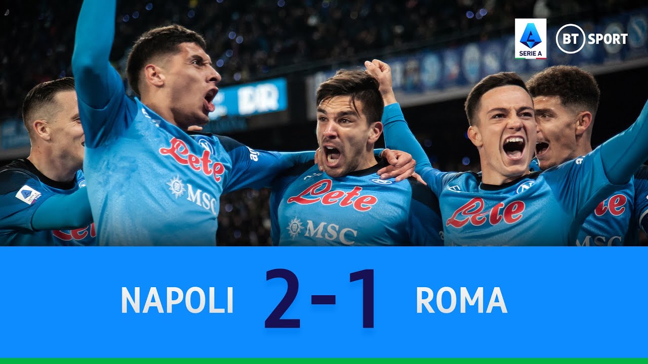 Napoli vs Roma (2-1) | Simeone's late strike moves hosts 13 points clear! | Serie A Highlights