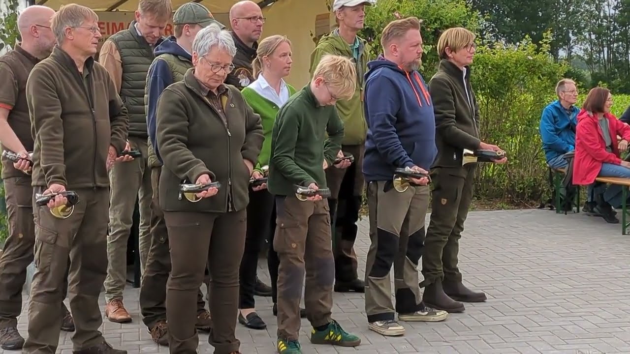 Mühlenfest Wettmar 2025. Jagdhorn-Bläsercorps Burgwedel-Thönse.