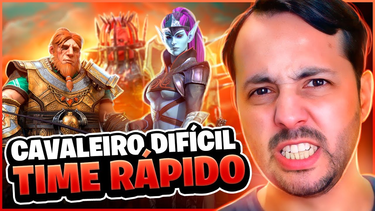TIME RAPIDO PARA O CAVALEIRO DE FOGO DIFICIL | Raid Shadow Legends