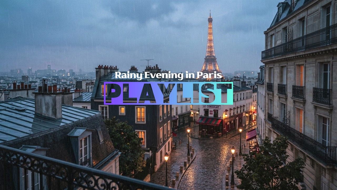 Rainy Evening in Paris ☔ French Café Jazz Playlist