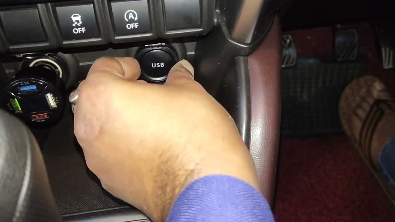 CAR USB port installation