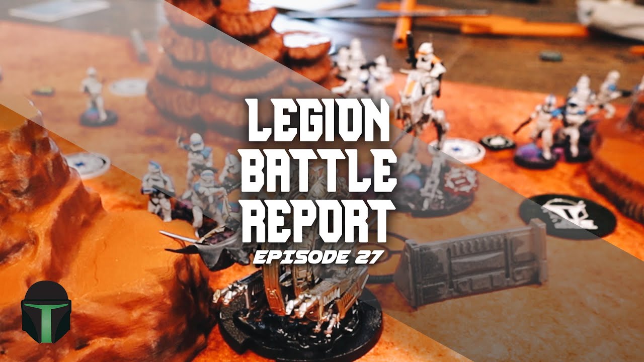 Star Wars Legion Battle Report Ep. 27 (Grievous Wheel Bike, Custom Super Tac Droids vs. Cody 212th)
