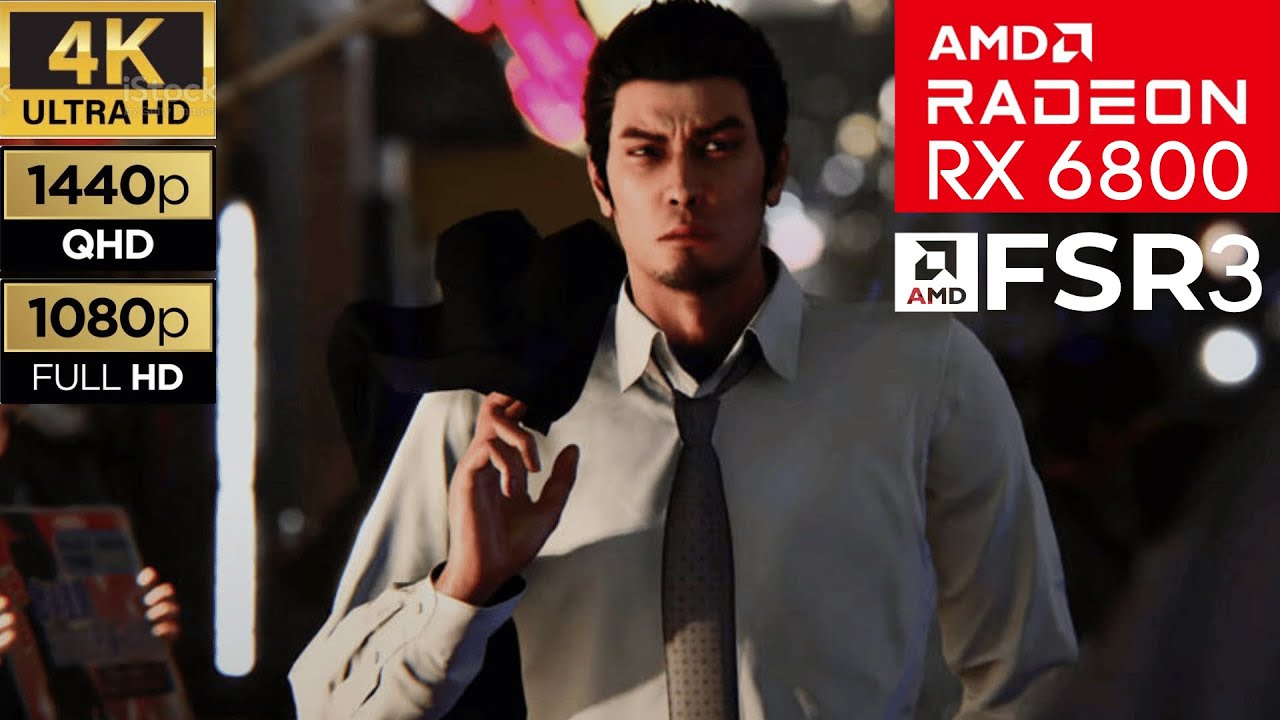 Like a Dragon Gaiden  - AMD FSR 3 Frame Generation | RX 6800 + Ryzen 5 7600