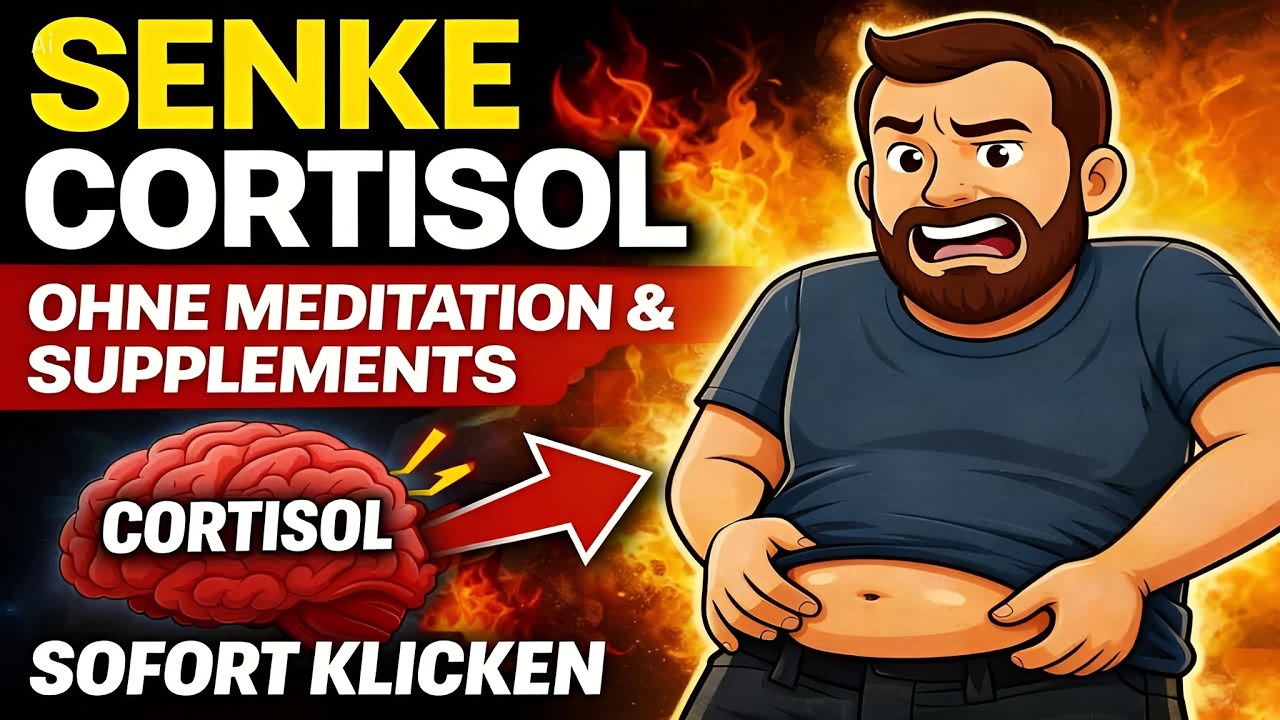 So zwingst du Cortisol zu sinken (ohne Meditation oder Supplements)
