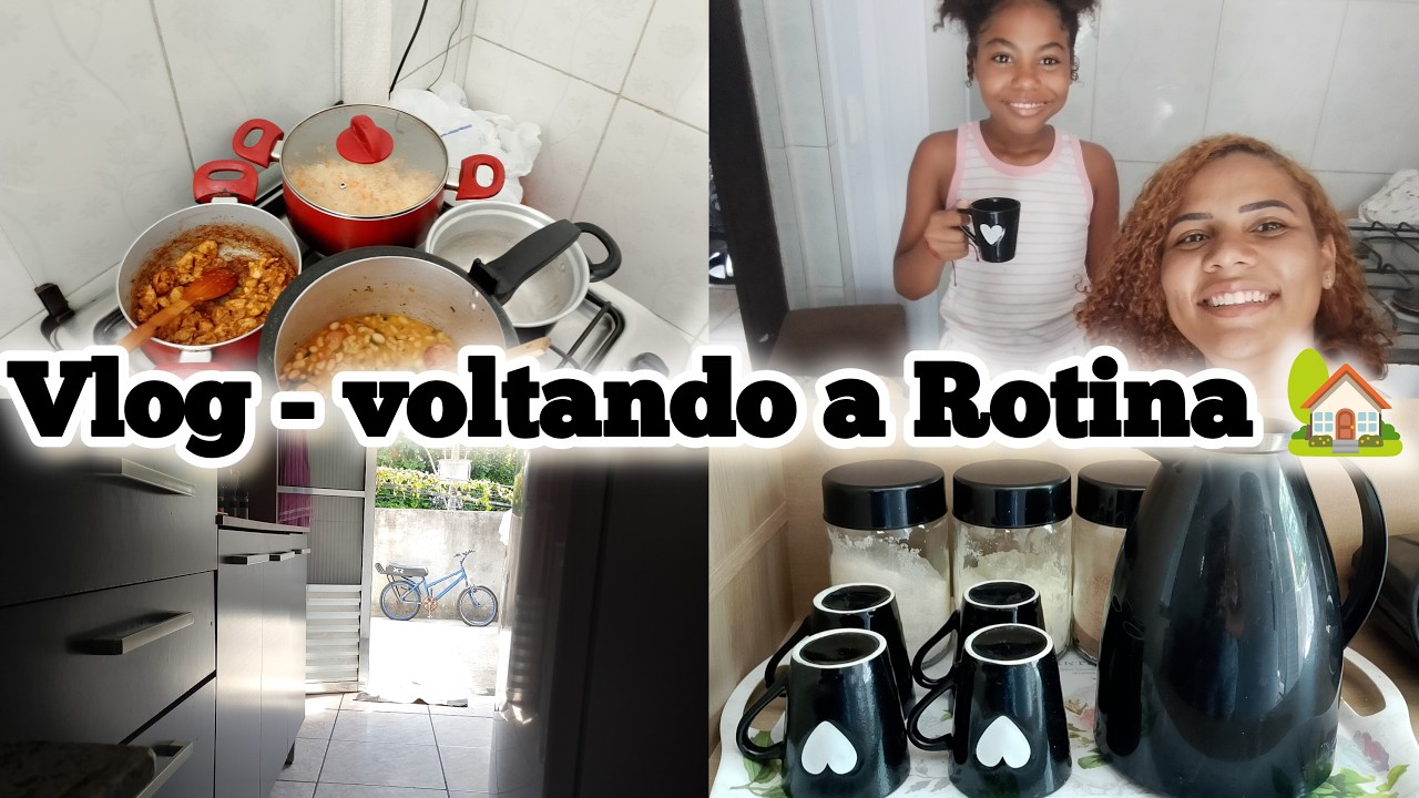 Vlog - Voltando a rotina de casa 🏡