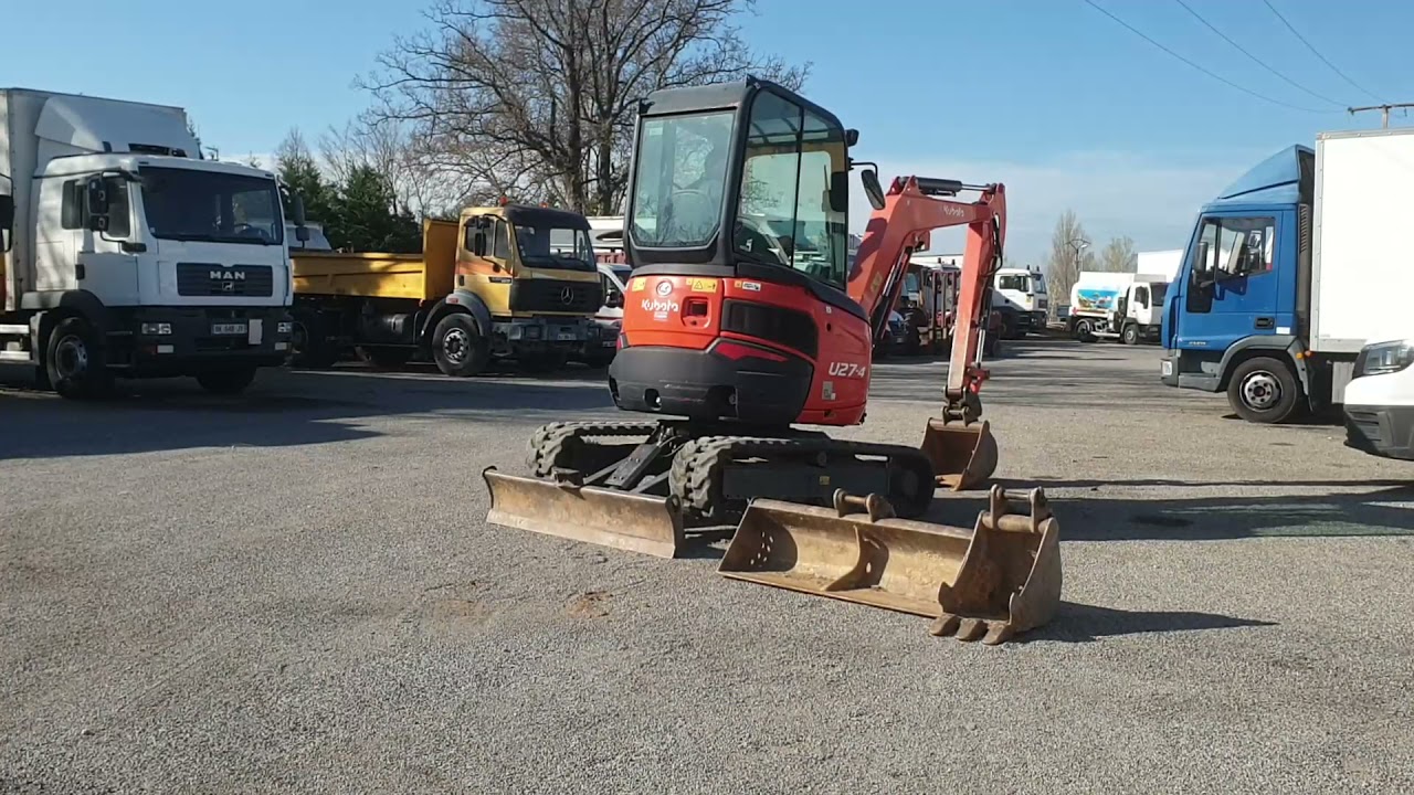 Used Kubota U27-4 | Used Mini Excavator under 7t | equippo.com | Used heavy equipment