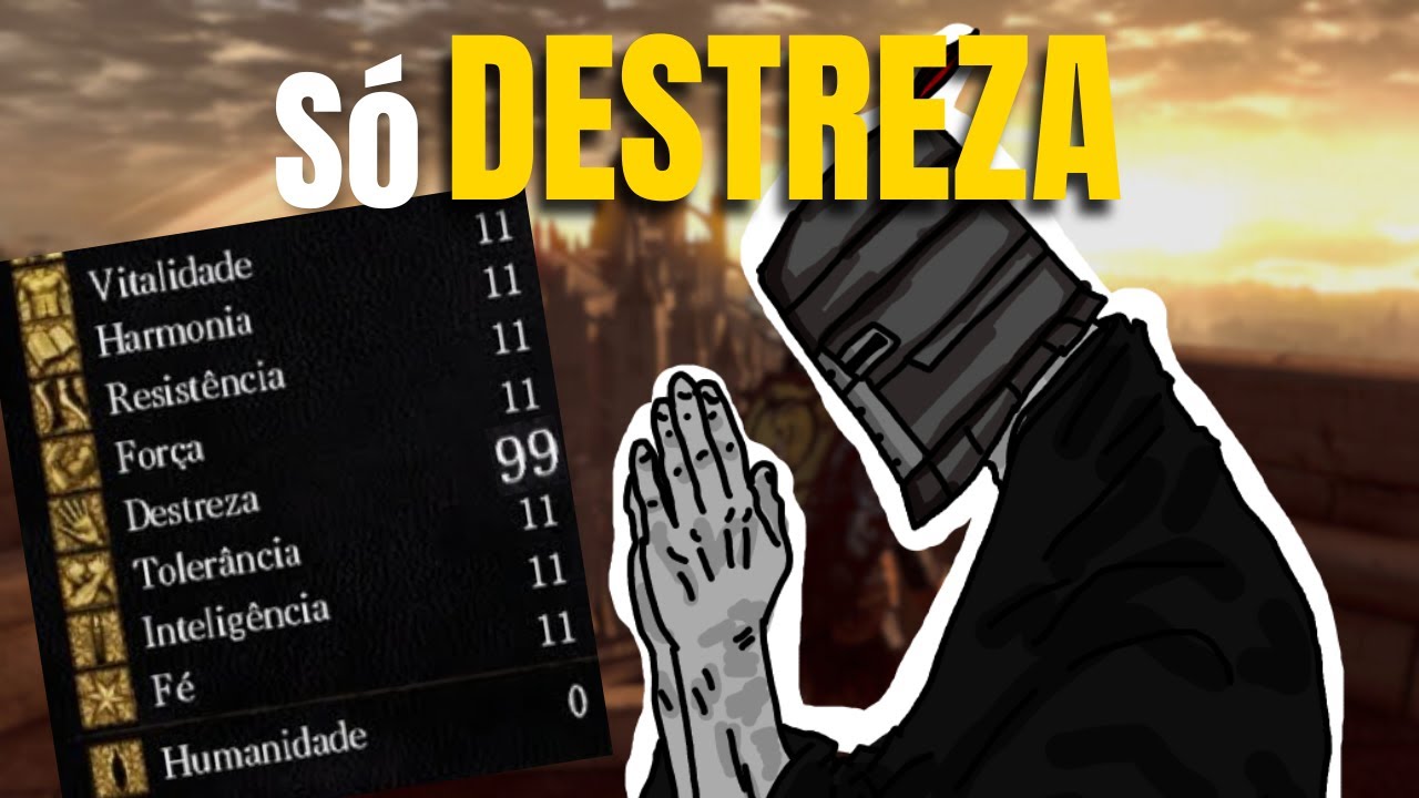 Tentei zerar DARK SOULS upando APENAS DESTREZA, é realmente possível? 