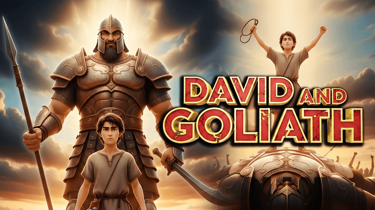 The Story of David and Goliath | When Faith Killed a Giant 👑🪨 | Christianity | Holy Bible Stories
