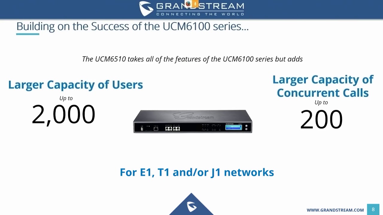 Grandstream UCM series IP PBX Training Webinar | Pinerium