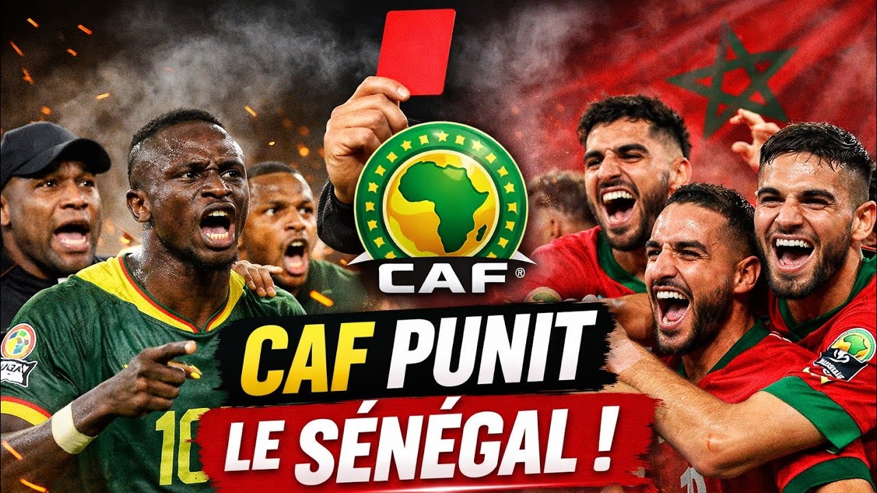 Finale Maroc vs Sénégal : la CAF annonce une SANCTION historique