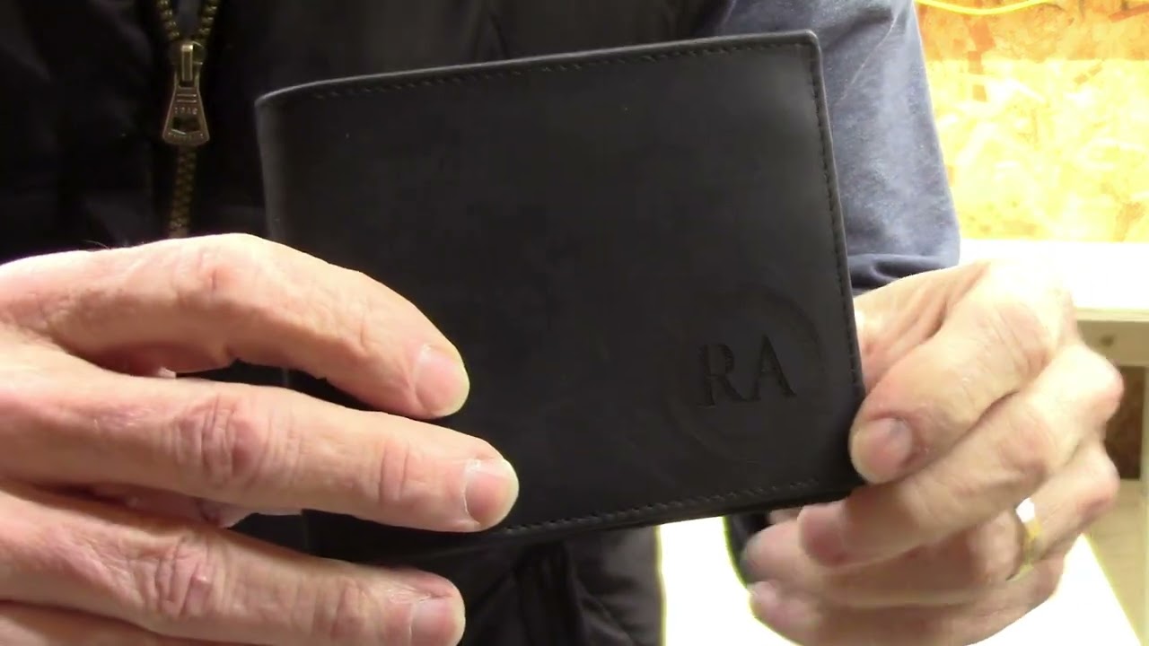 Custom Engraved Leather Wallet