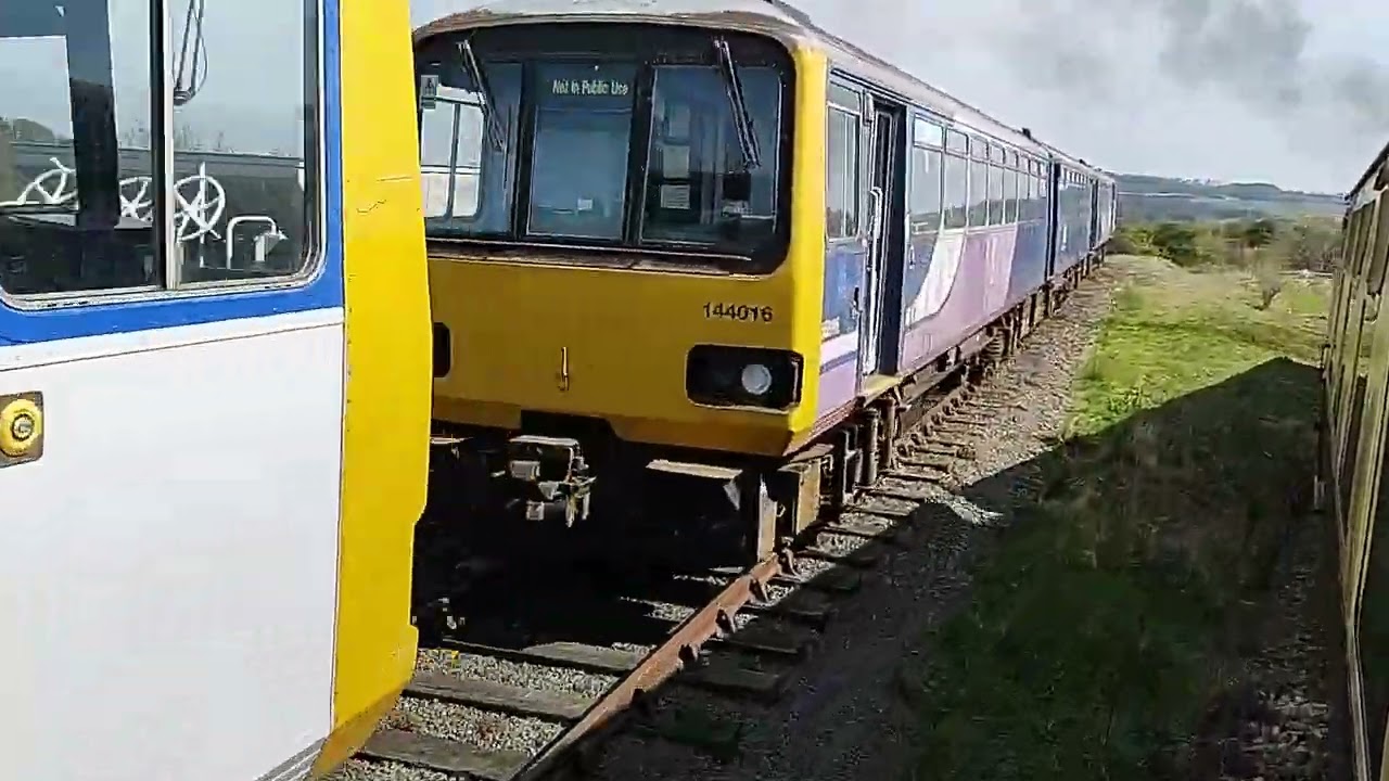 departing Lionheart Station. Aln Valley Railway. 30.4.2022