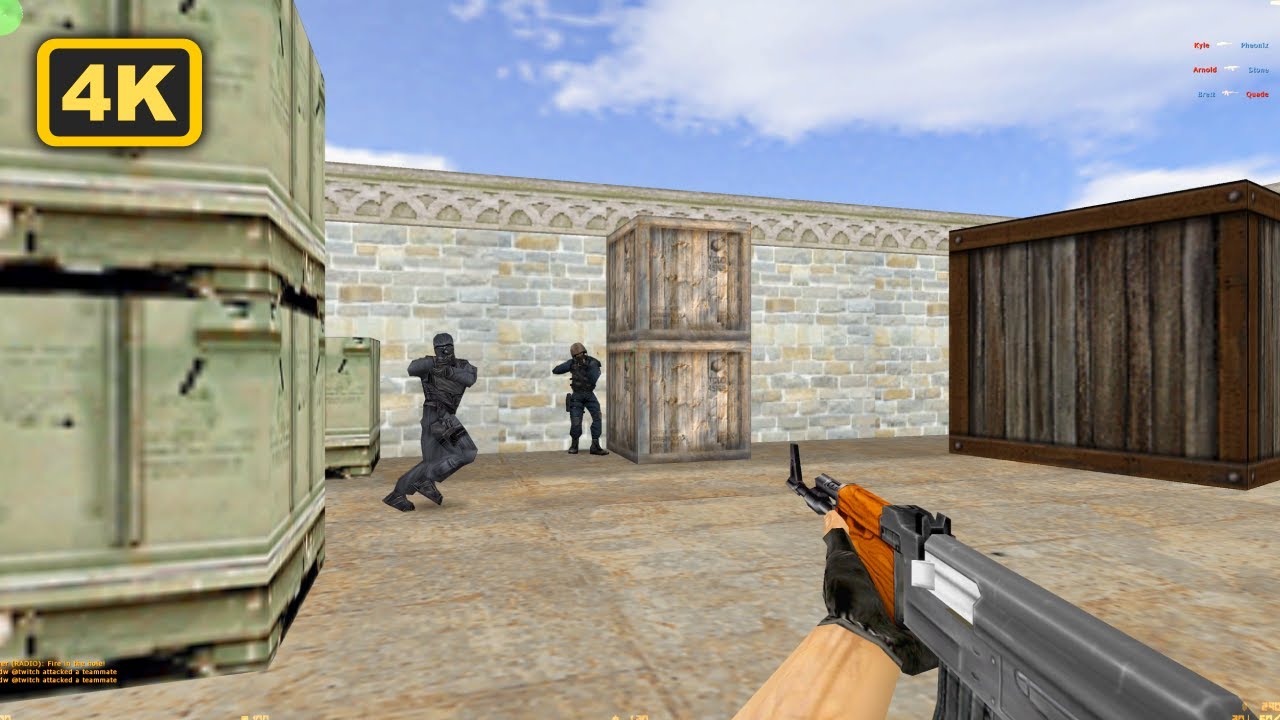 ⚡ CS 1.6 Nostalgia – FatalZone vs Expert Bots [No Commentary | 4K 60FPS]