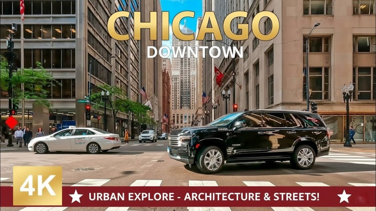 Driving in Downtown Chicago - Morning Rush - 4K HDR - 2024