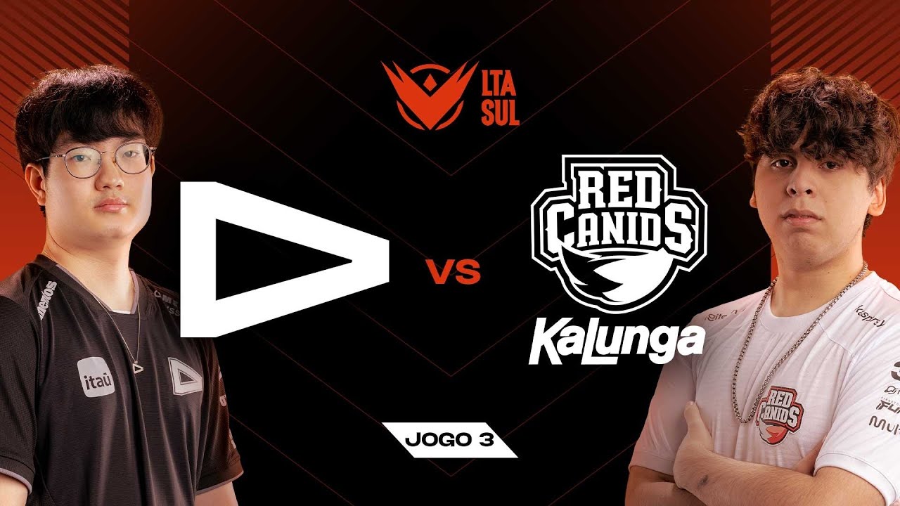 LOUD x RED (Jogo 3) | LTA Sul 2025 - Etapa 3 | LOUD x RED Canids Kalunga | Md3