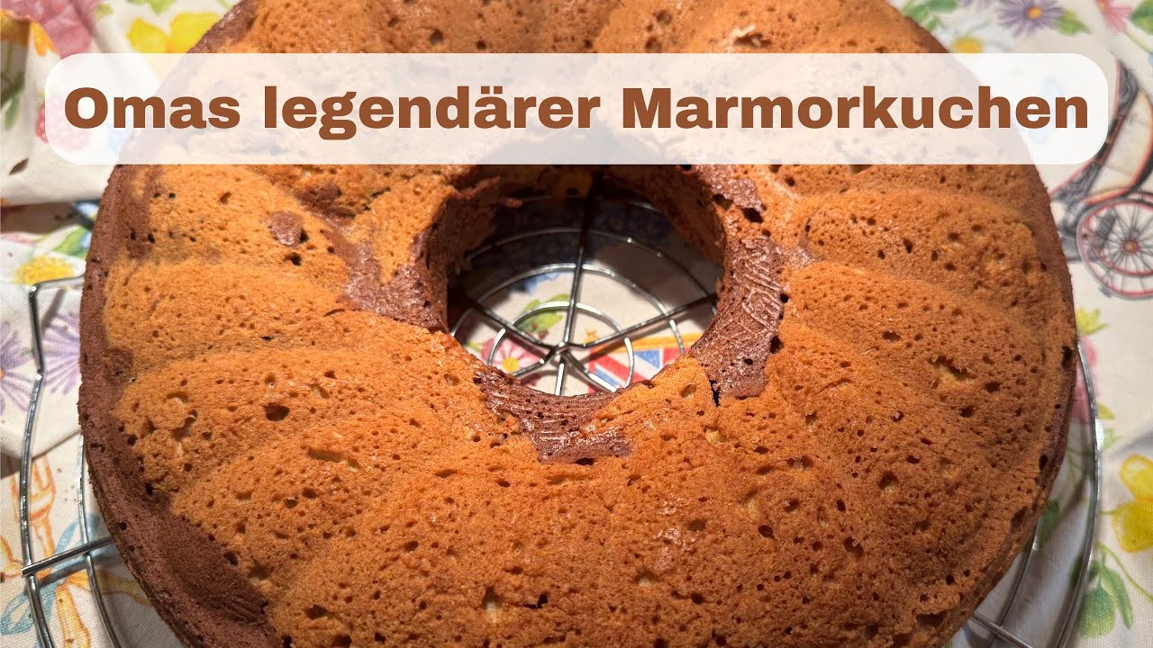 Omas legendärer Marmorkuchen - saftig, einfach, unwiderstehlich #kuchen#kindheitserinnerungen#backen