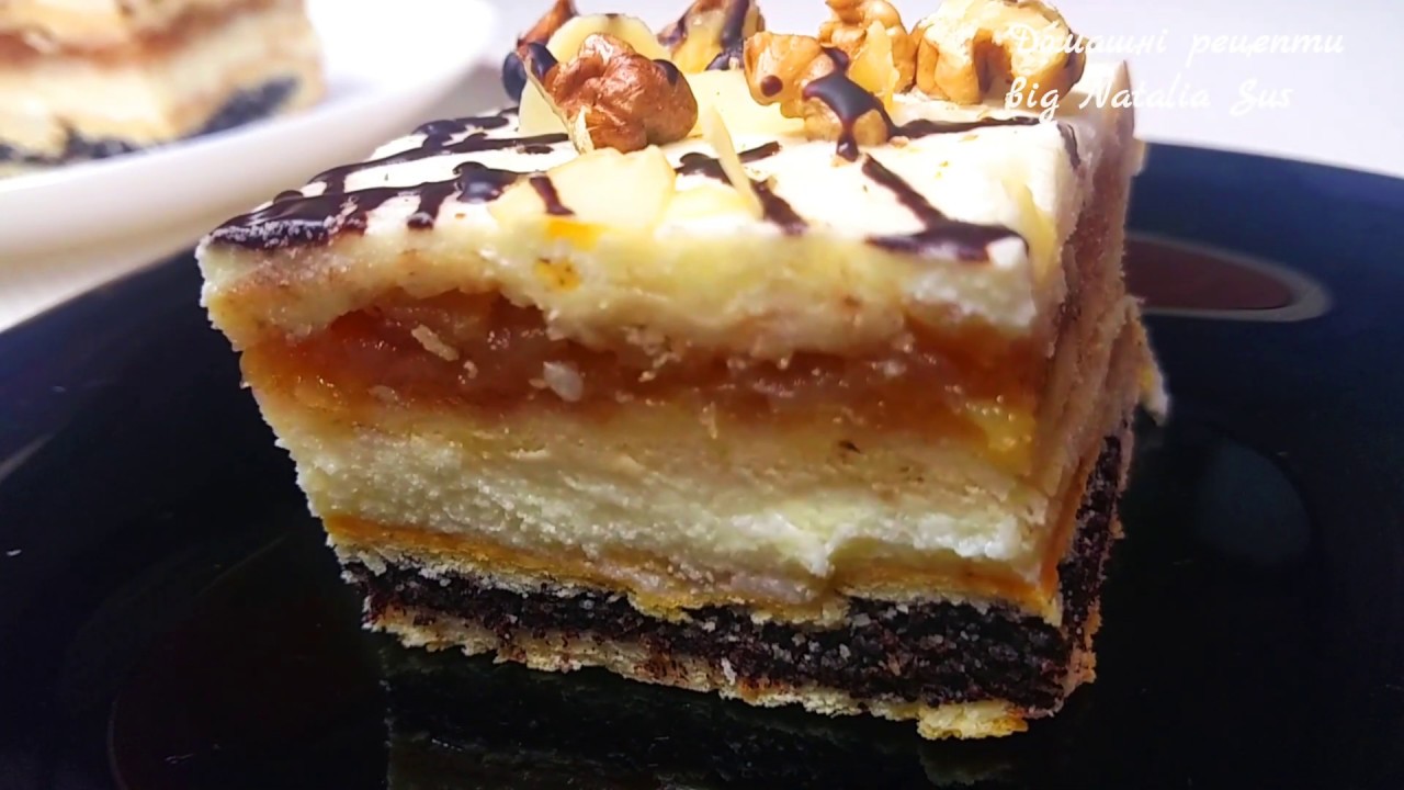 🍰 ПЛЯЦОК з яблуками і маком 