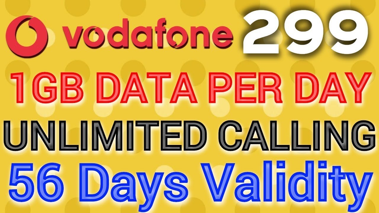 Jio Effect | Vodafone Launches Rs.299 Plan With 1GB Data Per Day & Unlimited Calling | Data Dock