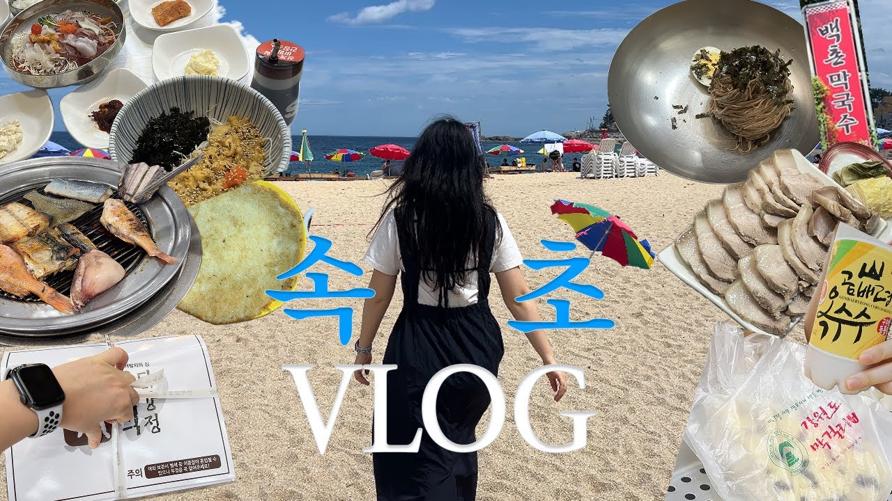 속초는 그냥… 여름 공식이야☀️🌊 (구구집 물회/백촌막국수/88생선구이/속초중앙시장맛집)