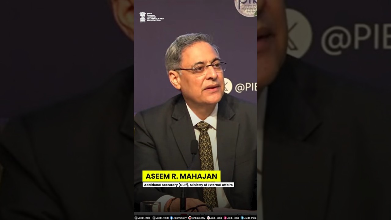 During the Inter-Ministerial Briefing on Recent Developments in #WestAsia, Aseem R. Mahajan