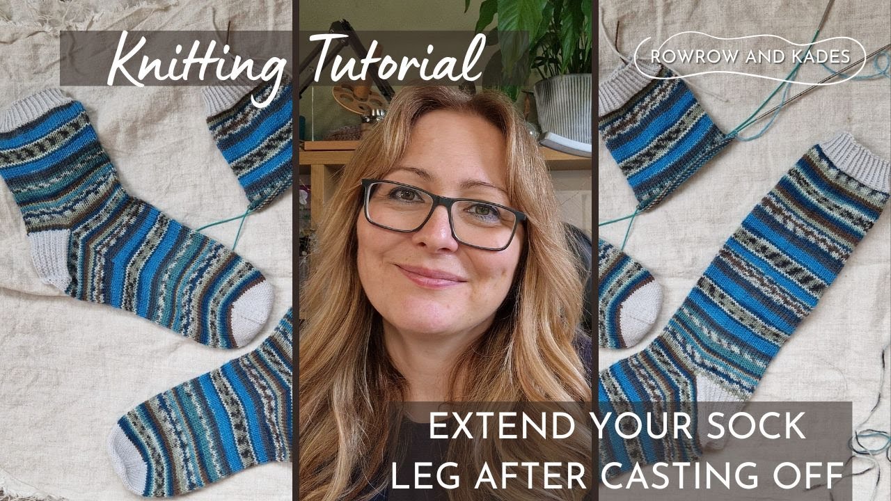 Level Up Your Knitting Skills: Learn How To Add Length To A Cuff-down Sock After Casting Off!